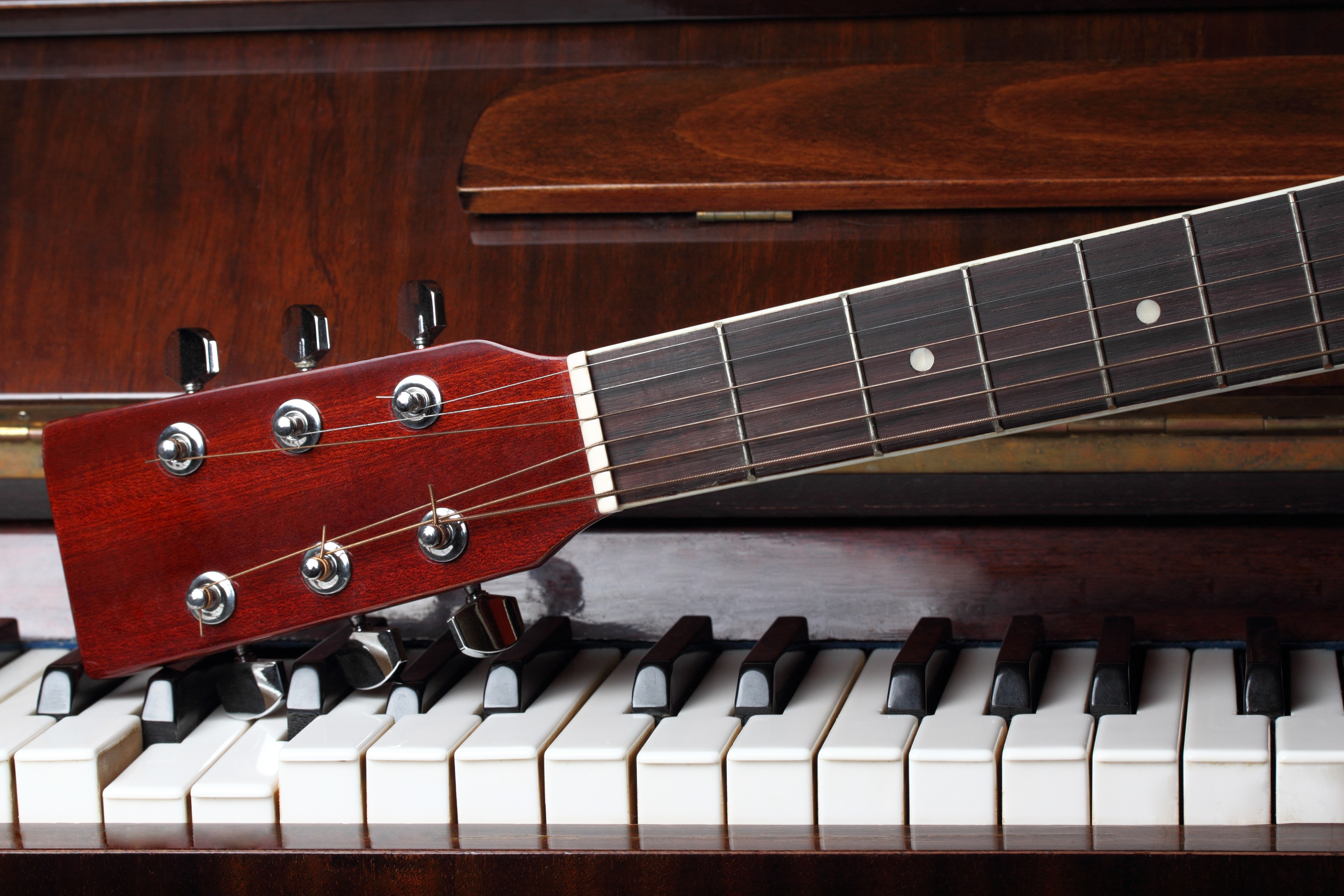 Piano and guitar