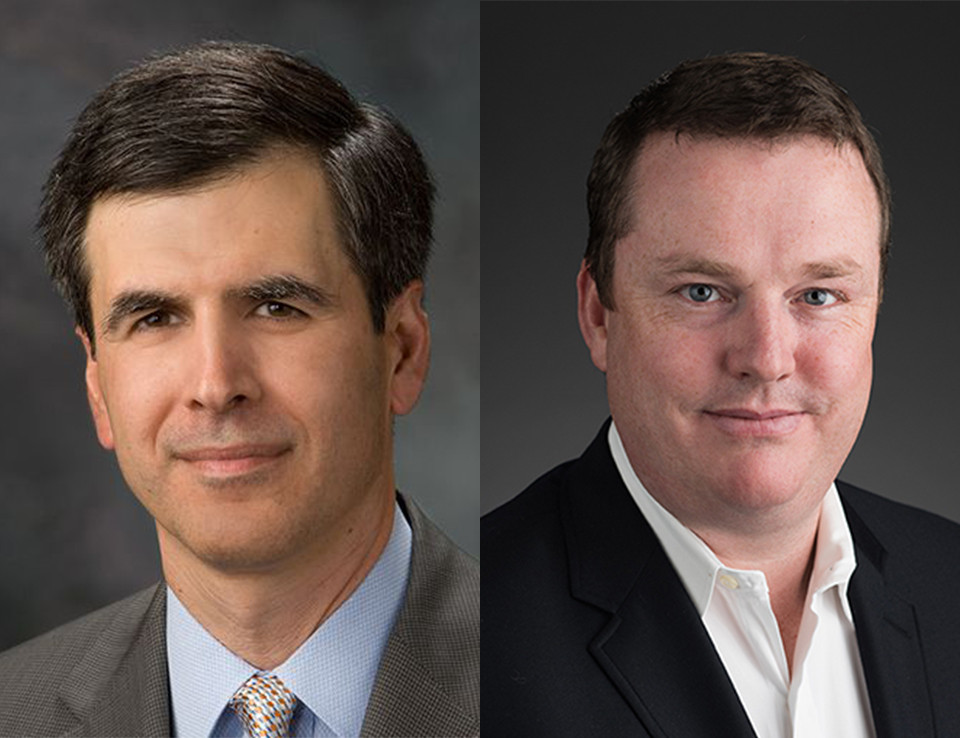 David Mgrublian '82 and William Lenehan '99