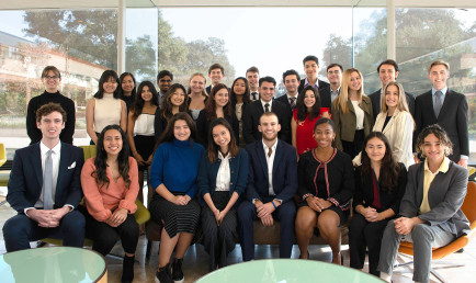 Group photo of CMC's 2021-2022 MUN team