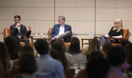 A panel of three journalists, all CMC alums, discuss the events of Jan. 6.