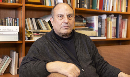 Prof. Robert Faggen sitting in his office