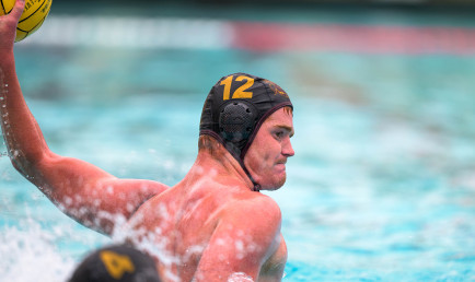 Nick Kennedy '27 playing water polo