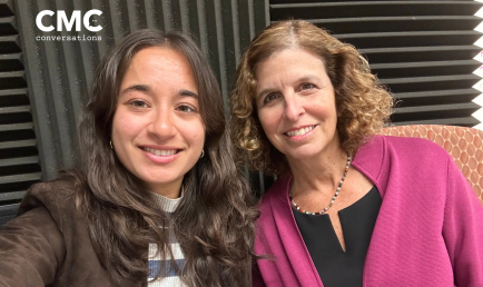 Parishi Kanuga ’26 and Professor Hilary Appel