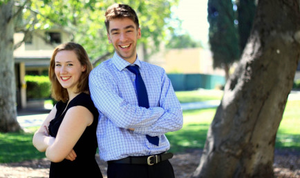 Athenaeum Fellows Shannon Miller and Dante Toppo