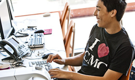 Happy Claremont McKenna student