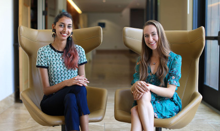 Laleh Ahmad and Sophia Krivatsy