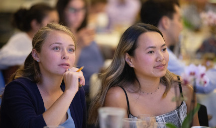 Students at Ath event