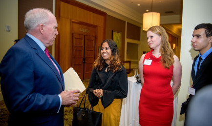 John Brennan with CMC students