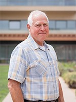 Portrait of Joe Bender on campus.