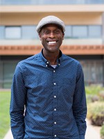 Portrait of Malcom Oliver on campus.