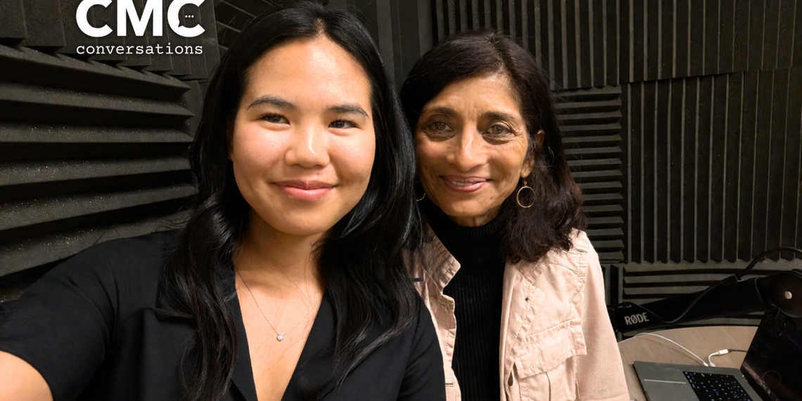 CMC Conversations with Priya Junnar and student Natalie Chen