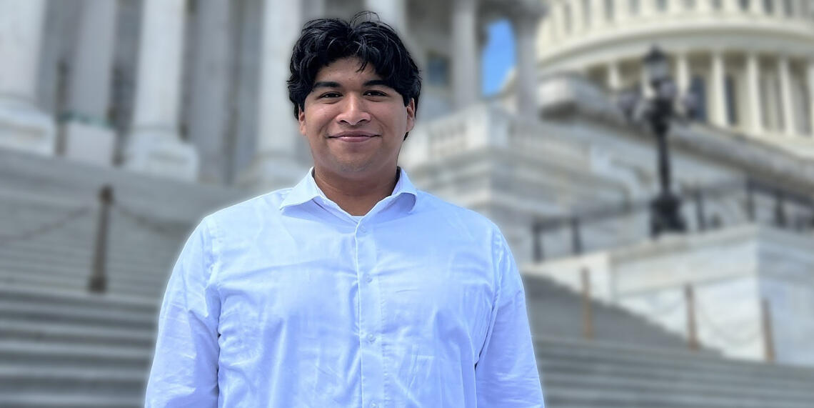 Henry Garcia '27 in Washington DC