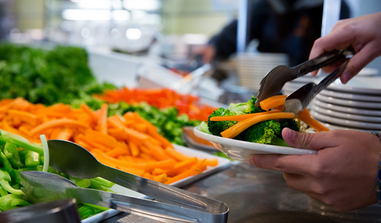 Vegetable offerings at Collins