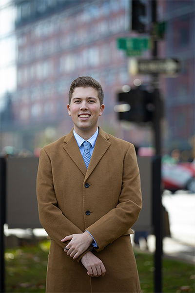 Harrison Hosking at a D.C. park