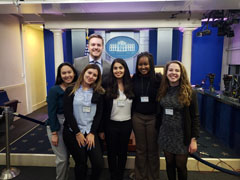 DC Students in the White House Press Room